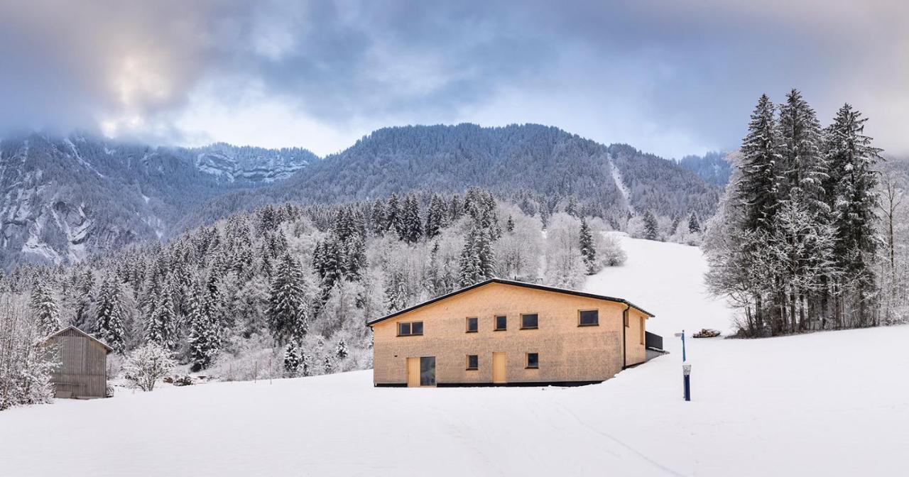 Ferienhaus Schihuette Mellau Villa Buitenkant foto