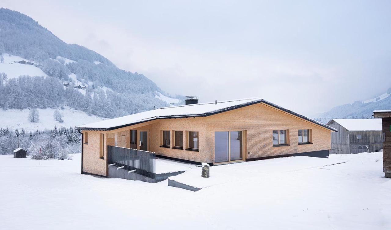 Ferienhaus Schihuette Mellau Villa Buitenkant foto